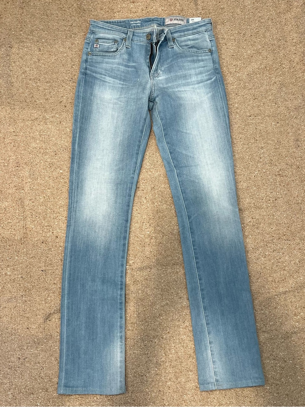 AG Jeans Light Blue Slim Straight Jeans